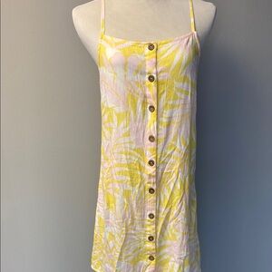 Billabong Vibrant Yellow and Pink Dress